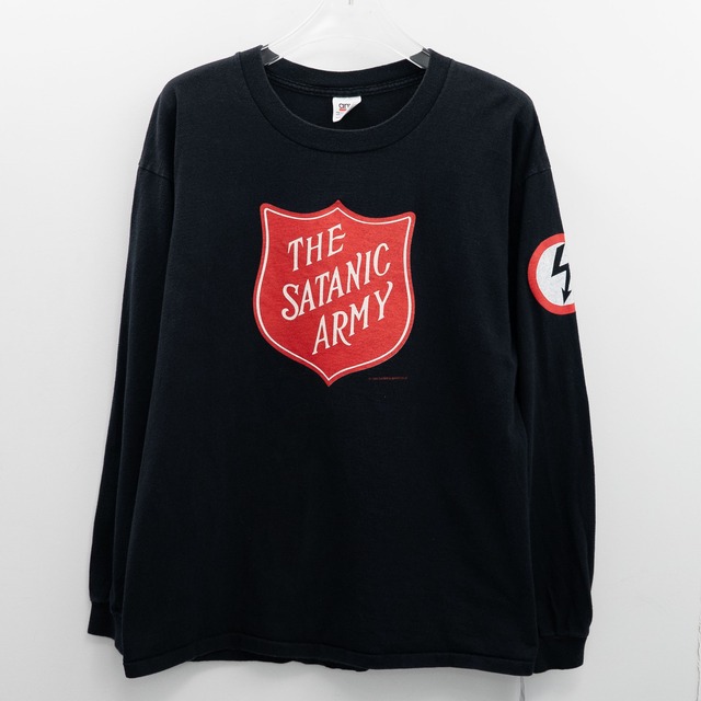 Marilyn Manson ” The Satanic Army L/S Tee ” Hanes XL 【A9-806】