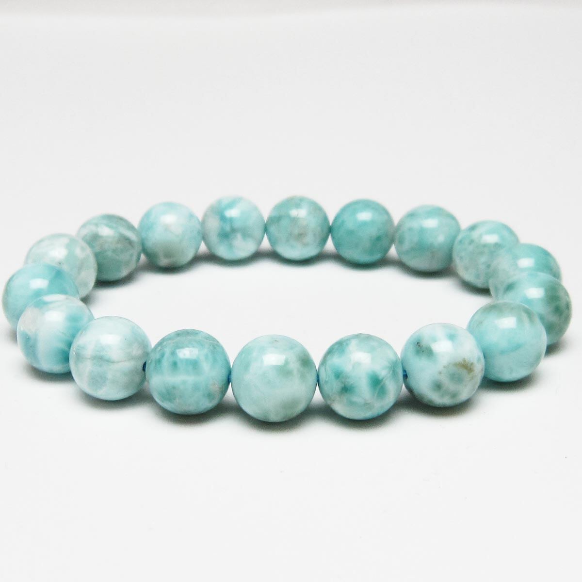 ラリマー ブレスレット 12mm 一点物 111-56472