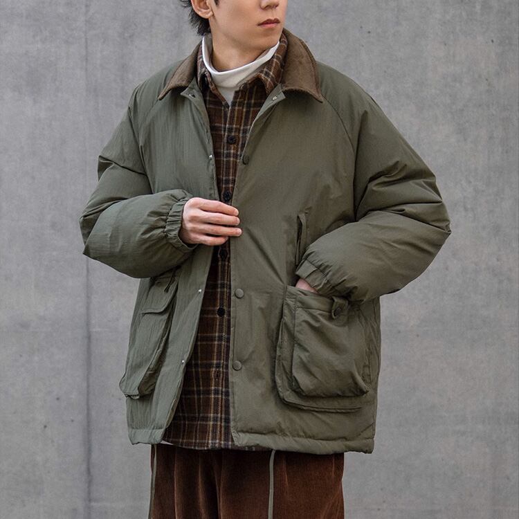 ★AMERICAN RETRO CORDUROY LAPEL COTTON JACKET　　　A0890