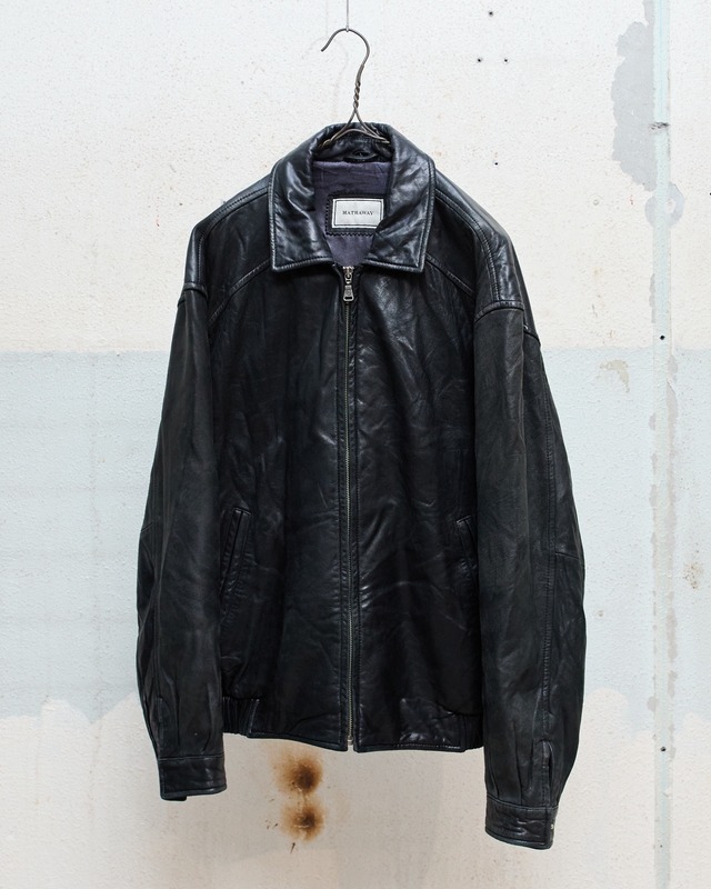 zip up leather jacket