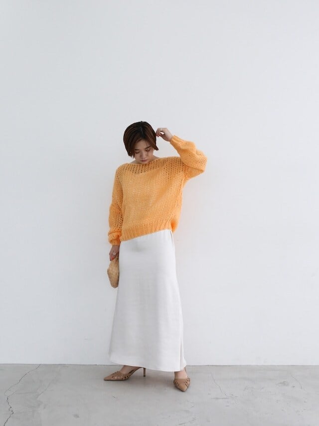 トップス louren low gauge mohair knit pullover louren low gauge mohair knit pullover
