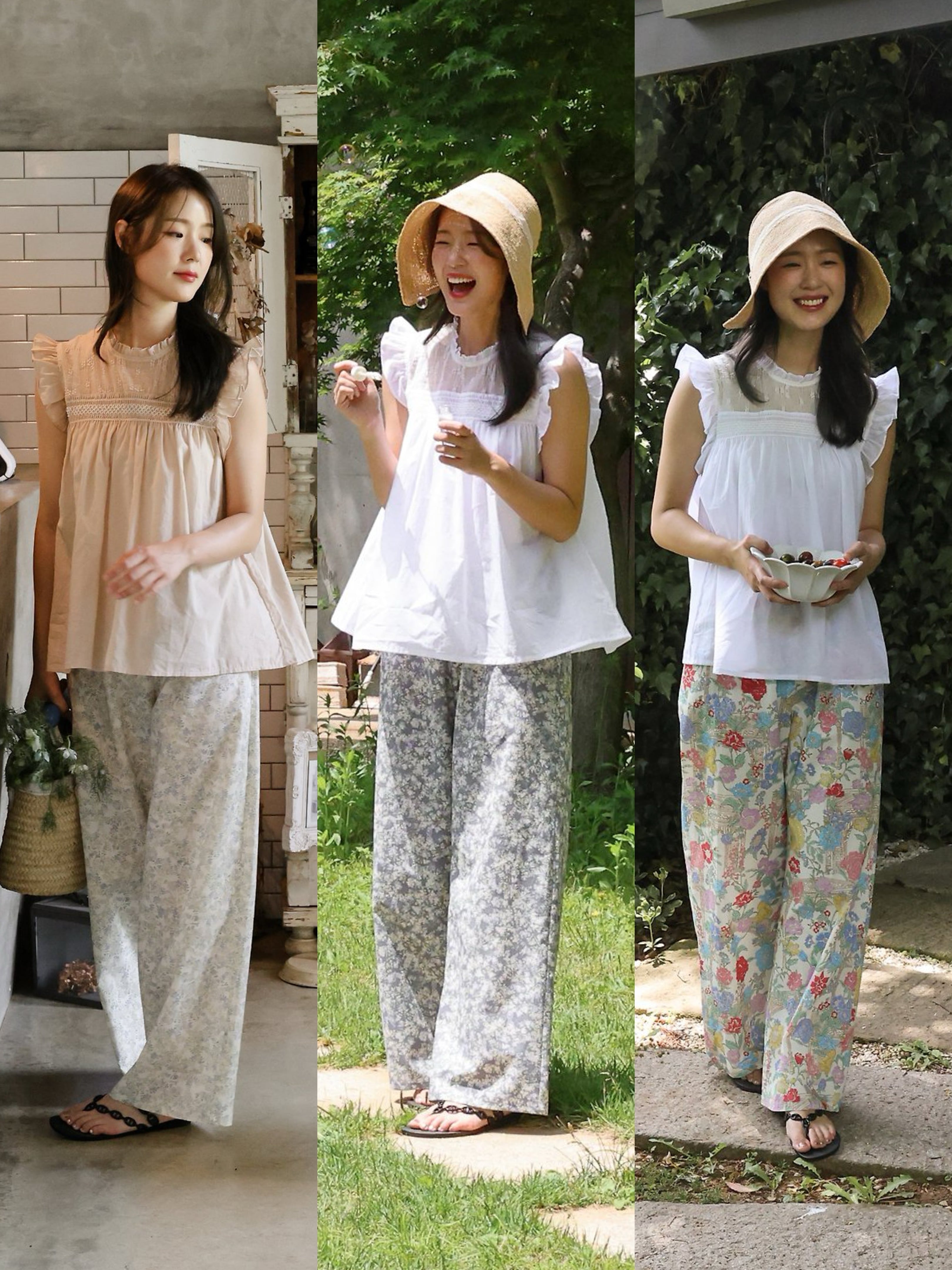 【即納】<flo> (mom)Melan pants