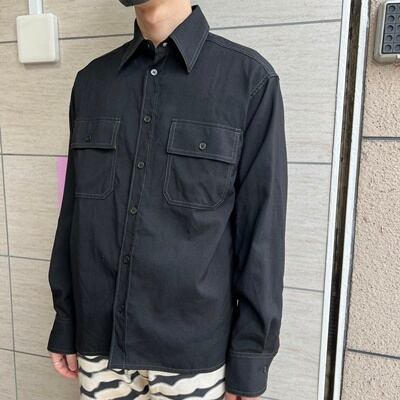 マルニ  19SS  CUMU0061A0 トロピカルウール長袖シャツ メンズ 44