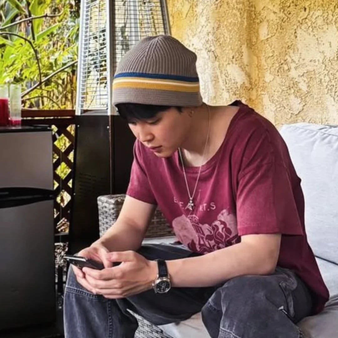 ☆BTS ジミン & RM 着用！！【KHAKIS】Roam Knit Hat Sage | もごつ