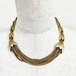 Vintage Gold Tone Metal Necklace