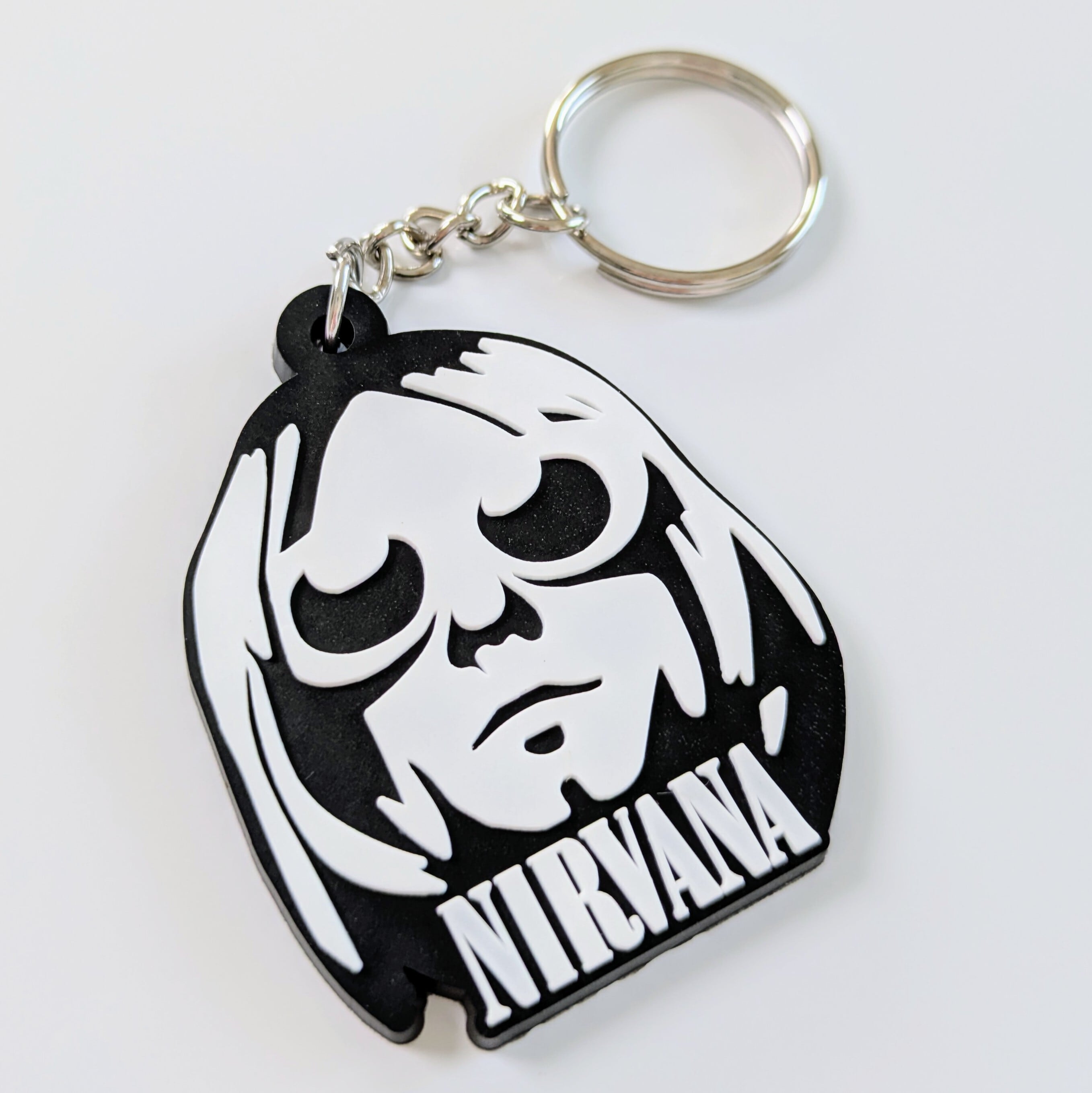 ♧送料無料！ ★ラバーキーホルダー★〘5363〙【 Nirvana（ ニルヴァーナ ）】 〚アメリカン雑貨 アメトイ〛