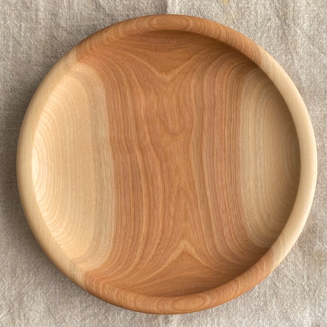 オケクラフト パン皿24㎝ カバの木 ②【OK102】