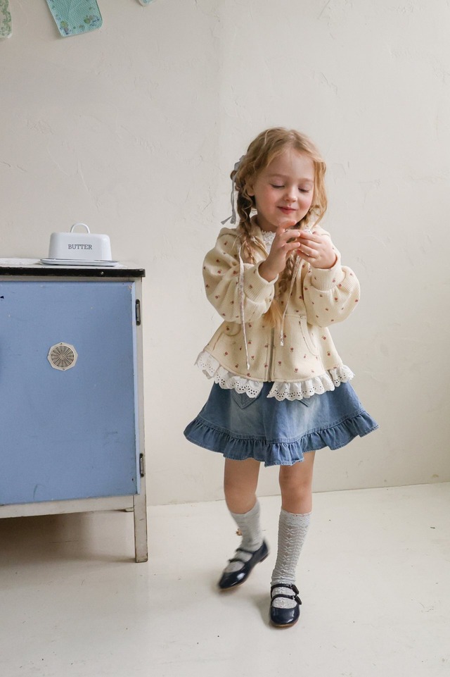 【1/31〆予約】<flo>  Joa denim skirt