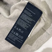TOMMY HILFIGER トミーヒルフィガー Vネック ニット シャツ トレーナー L/ライトグレー レディース