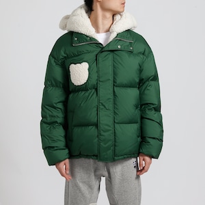 SALE 送料無料【HIPANDA ハイパンダ】メンズ ダウンジャケット MEN'S  DOWN JACKET / BLACK・GREEN