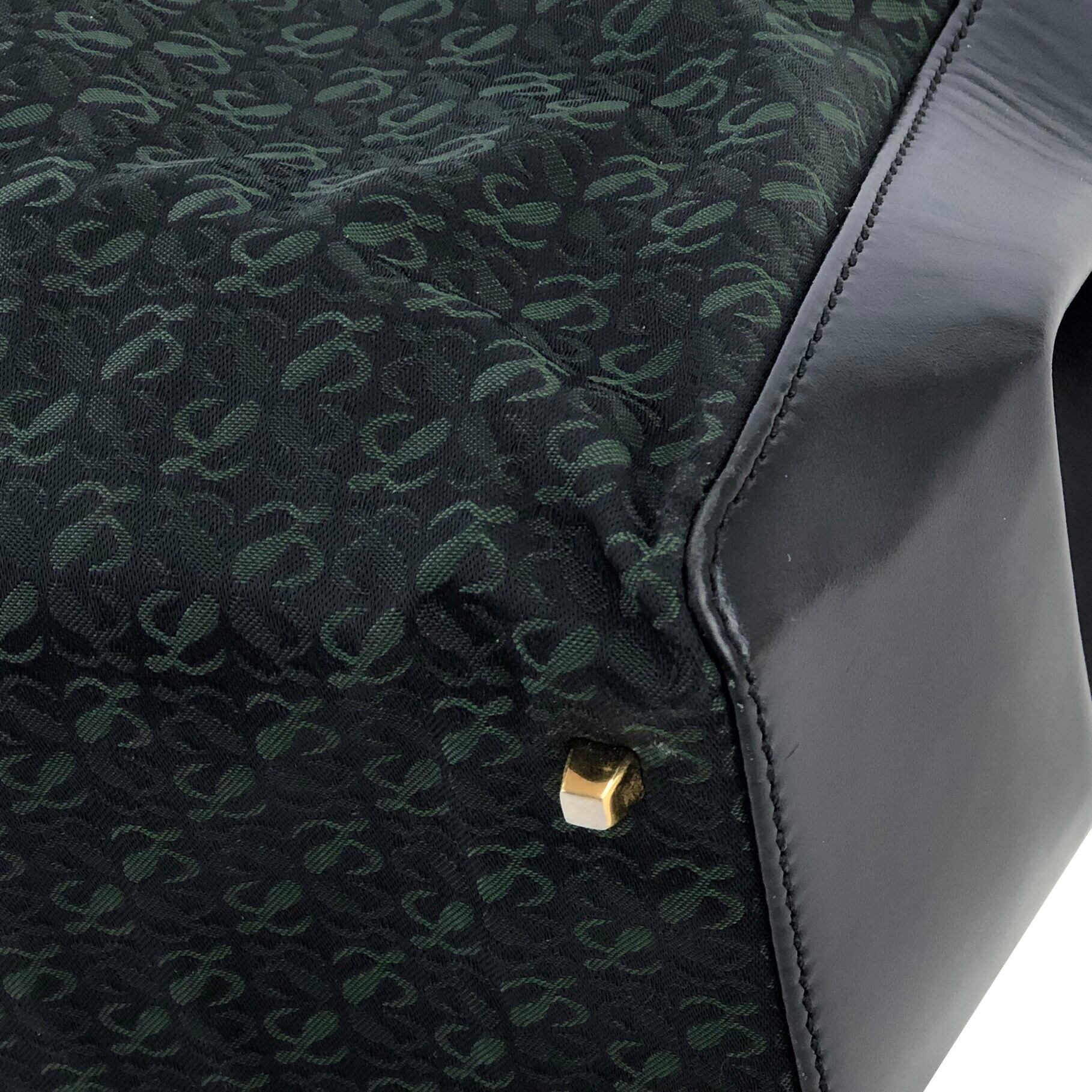 reserved 売約品】LOEWE ロエベ アナグラム メタルハンドル 総柄 reserved 売約品】LOEWE ロエベ アナグラム メタルハンドル 総柄
