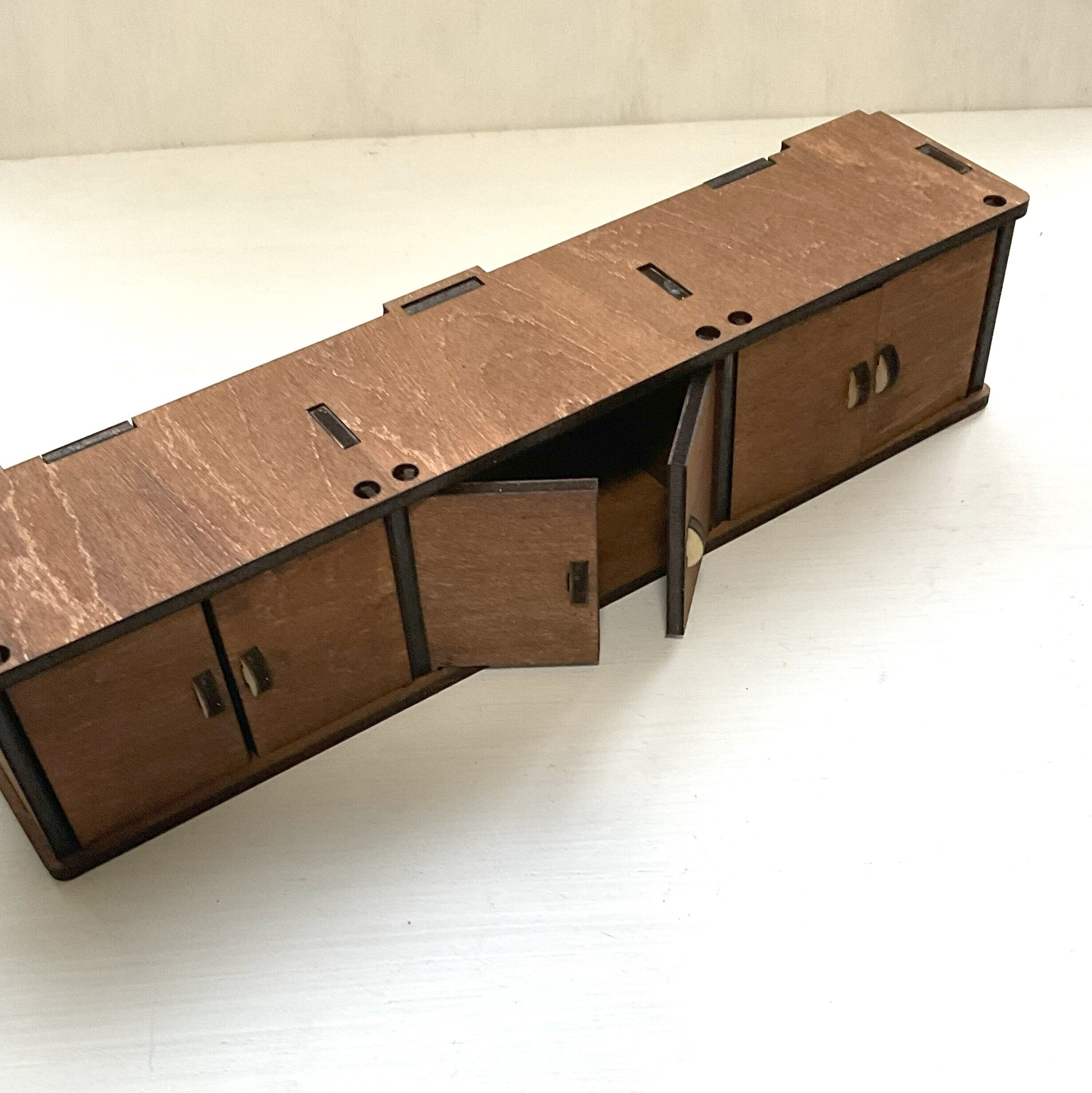 ミニチュア家具】収納棚/カップボード【アンティーク風】 | COLUMBOX