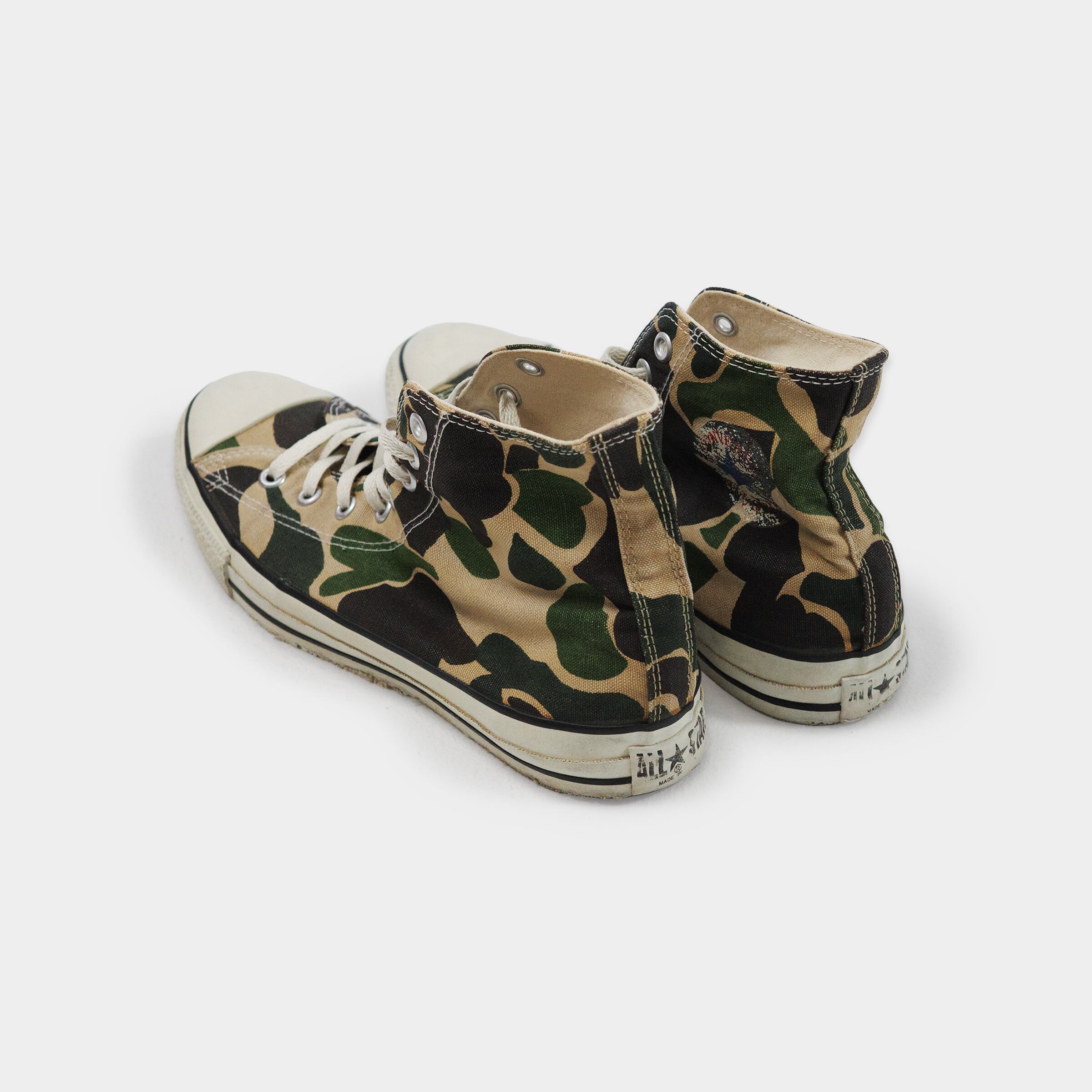 80s Converse All Star Hi 83 Camo | Fashion House