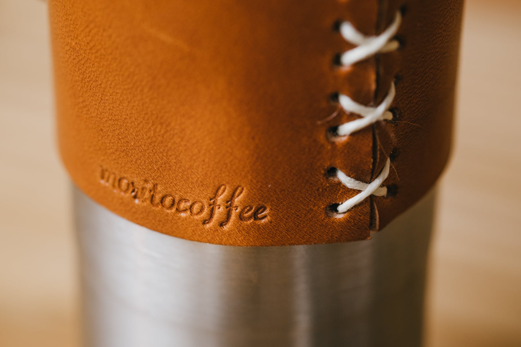 □道具□オリジナルレザーバンド付きコーヒーミル | 森とコーヒー。