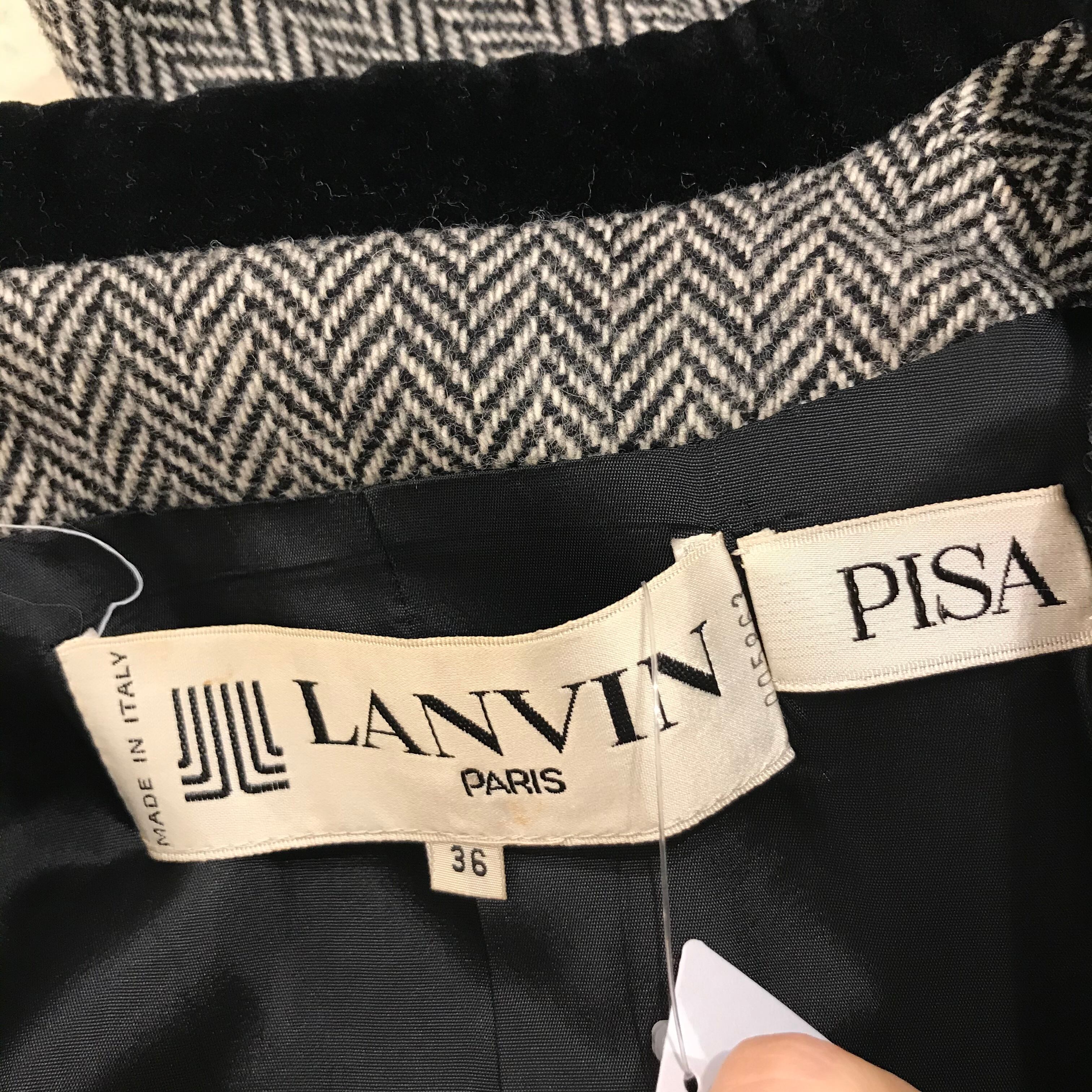 LANVIN/ランバン/セットアップ/ジャケット/スカート/ツイード