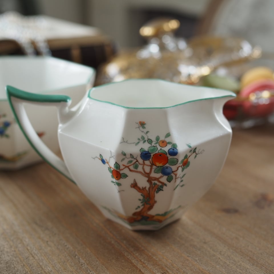 美品】シェリーShelleyクイーンアン クラブツリー クリーマー