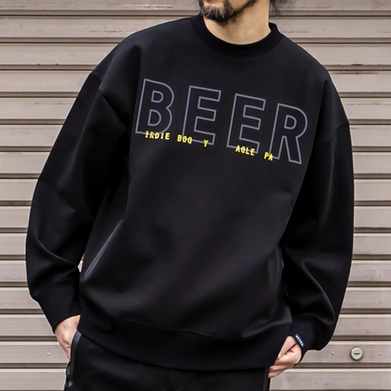 BEERゴルフ モックネックプルオーバー ブラック | BEER