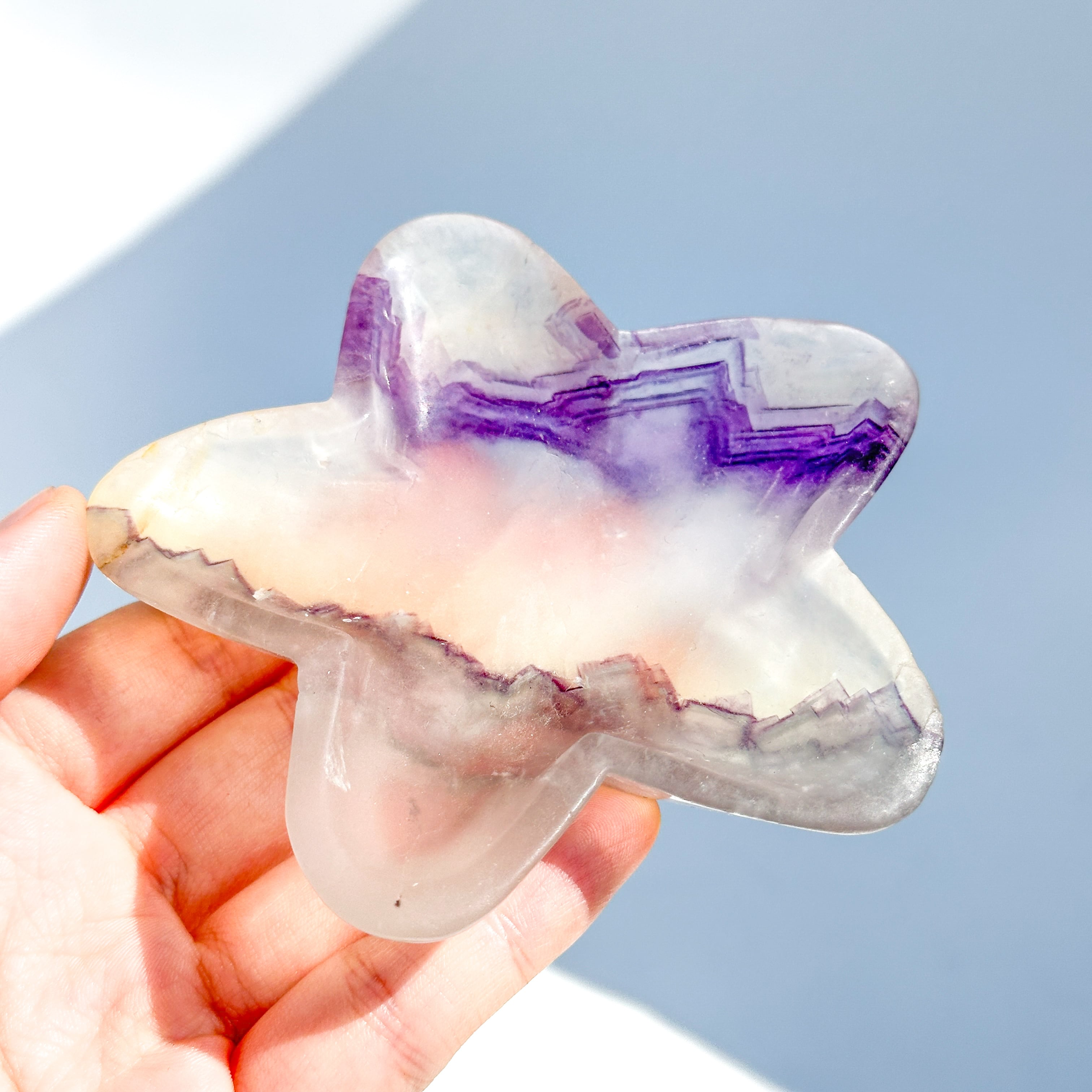 レインボーフローライト星型のうつわ01◇ RainbowFluorite ◇天然石