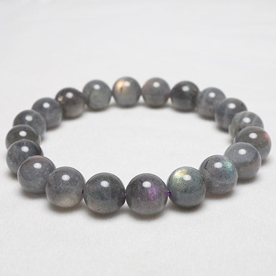 ピンク ラブラドライト ブレスレット 10mm 一点物 メール便送料無料 [M便 1/10] 111-25150