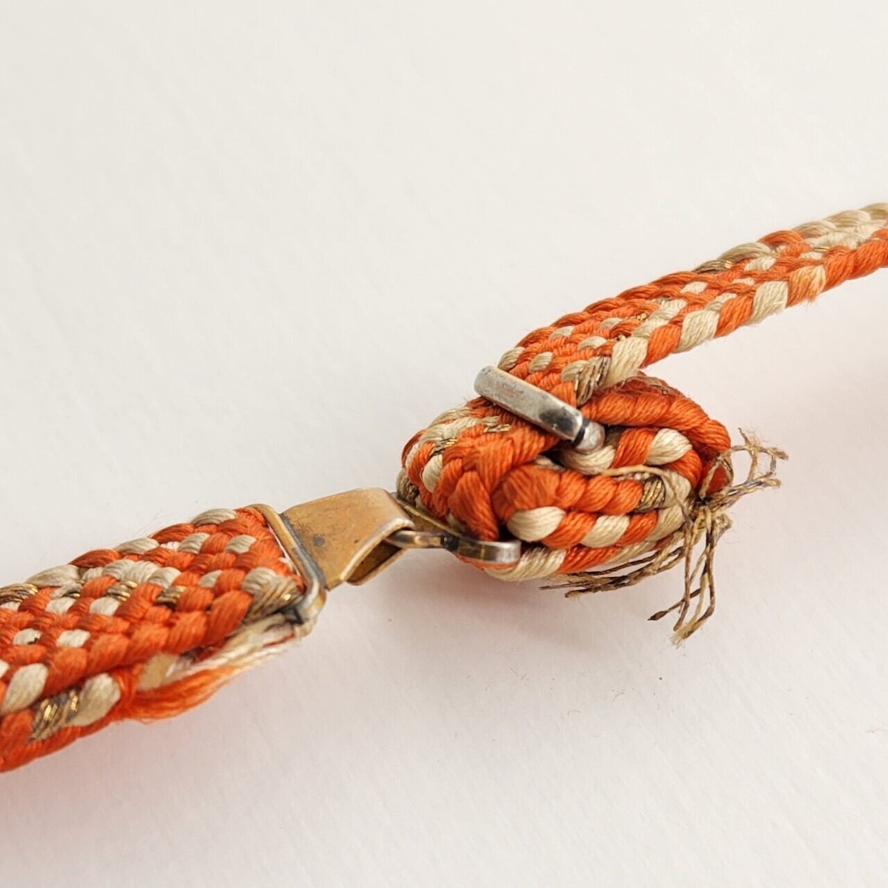 鱗文様の帯締めと小菊珊瑚の帯留め 帯留・帯締めセット