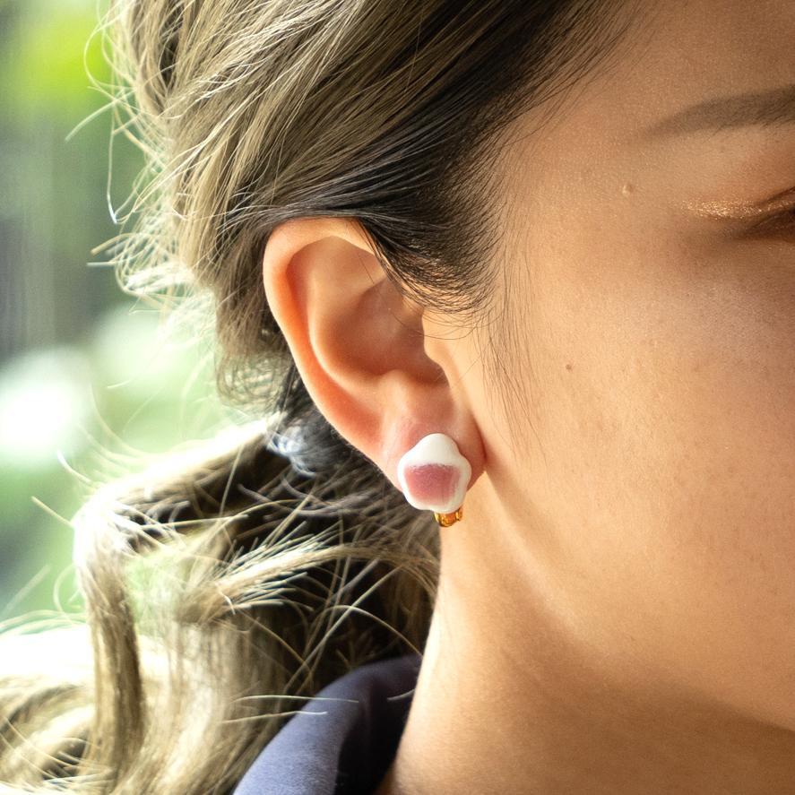 わたぐも sora（大）ピアス/イヤリング | 七窯社 (nanayosha)