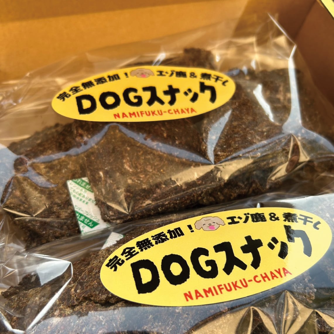 わんちゃん専用】なみ福DOGスナック エゾ鹿＆煮干し 300ℊ（150ℊ袋×2袋