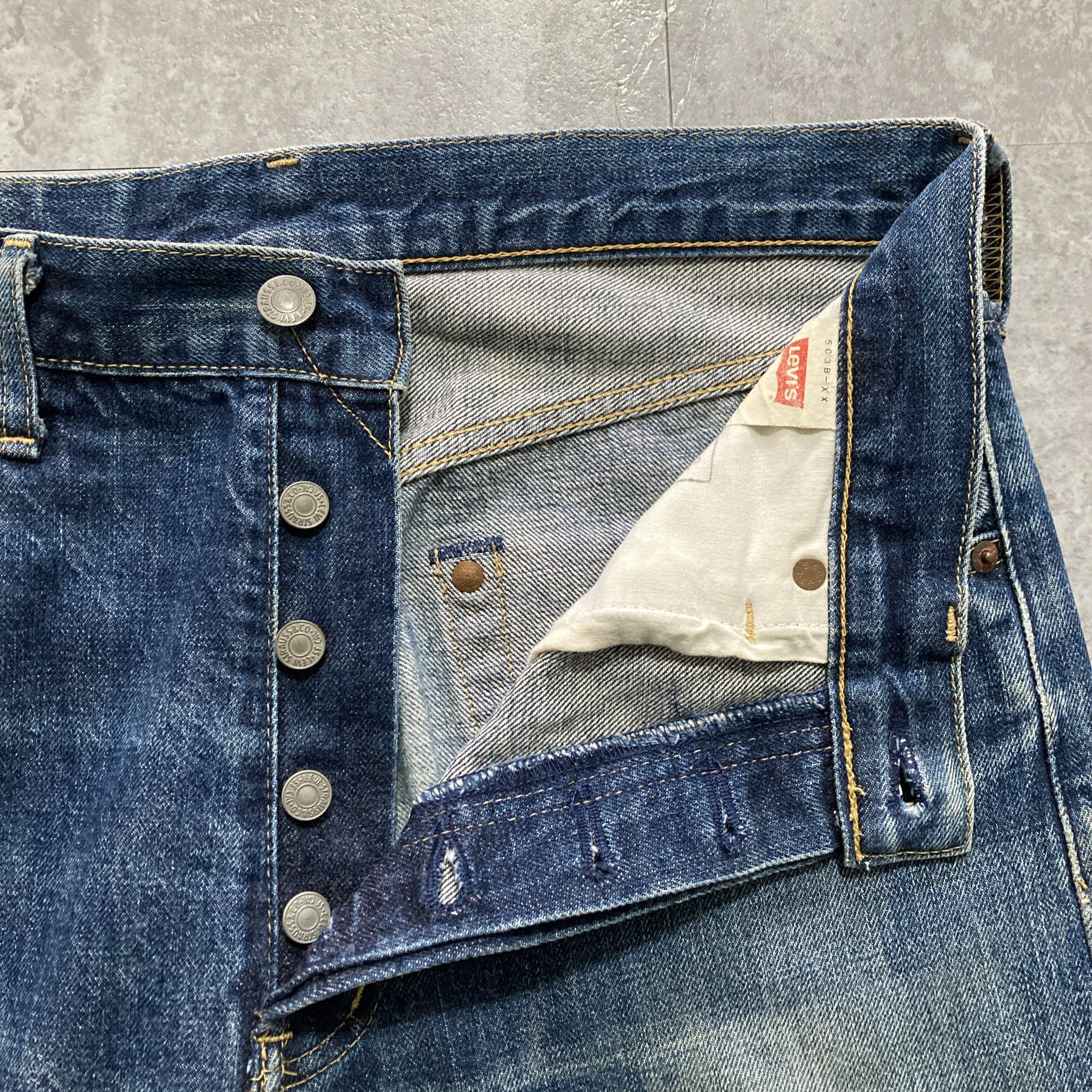 W33 L36】90's Levis 503BXX リーバイス LVC 140周年 97年製 裏ボタン