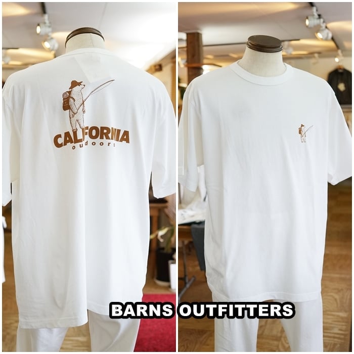 BARNS バーンズアウトフィッターズ 半袖プリントTシャツ BARNS バーンズアウトフィッターズ 半袖プリントTシャツ