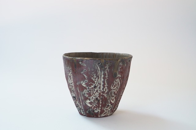 紺野乃芙子　レリーフカップ　60赤黒