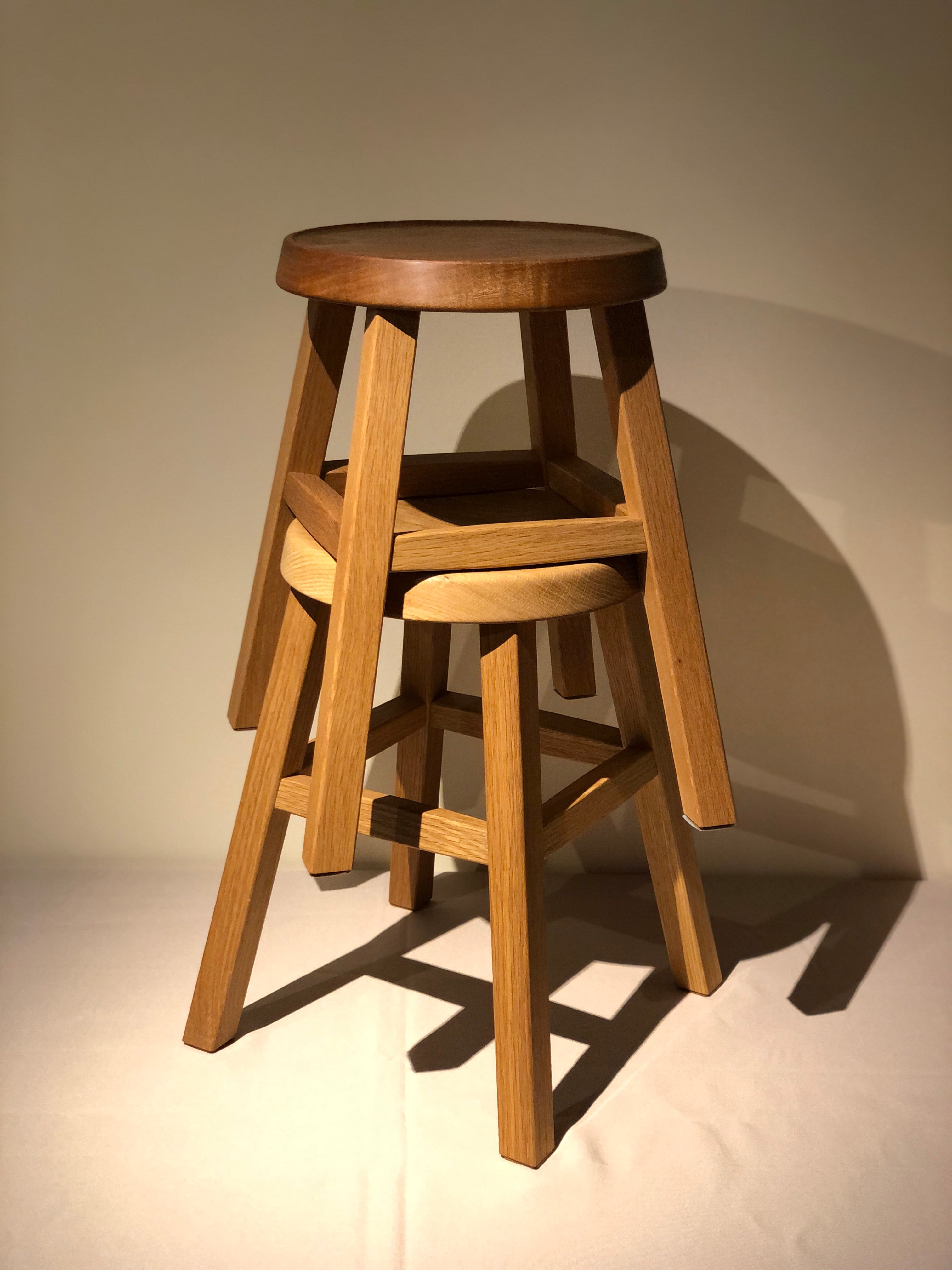 四方転びのスツール サイドテーブル仕様 | GOODWOOD WORKS