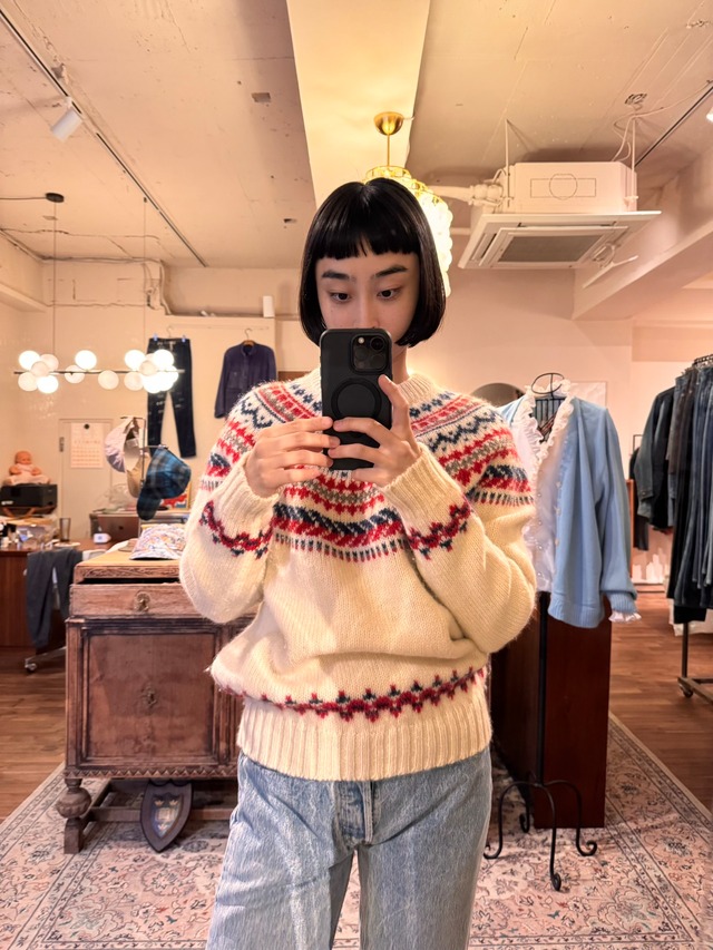 Icelandic Nordic Pattern Pure Wool Viking Sweater