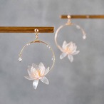 初夏を彩る睡蓮 | Lilly earrings