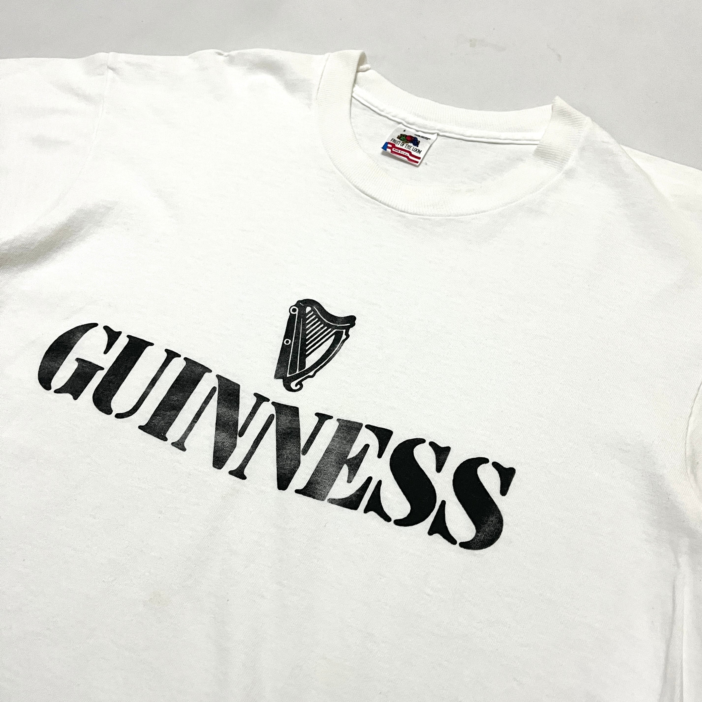 90s USA製 GUINNESS Beer ギネスビール プリントデザインTシャツ | BANCA