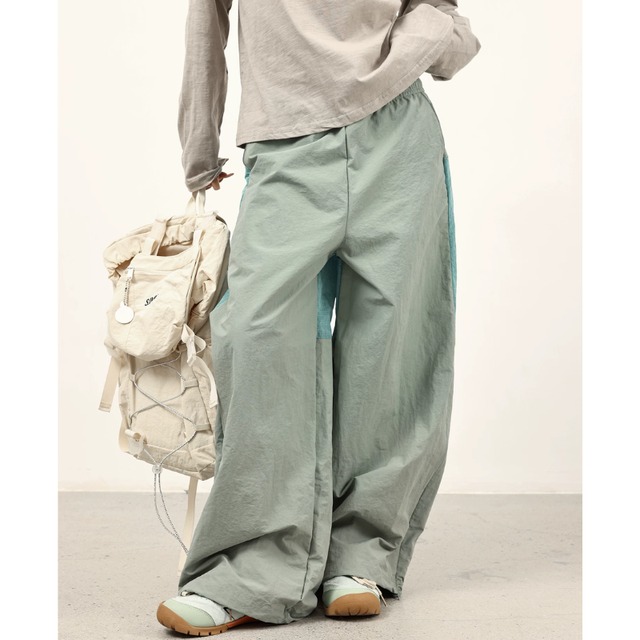 contrast panel easy pants　コントラストパネルイージーパンツ　J2146