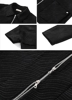 Pointless Triple-Sleeve Wave Jacket "black"