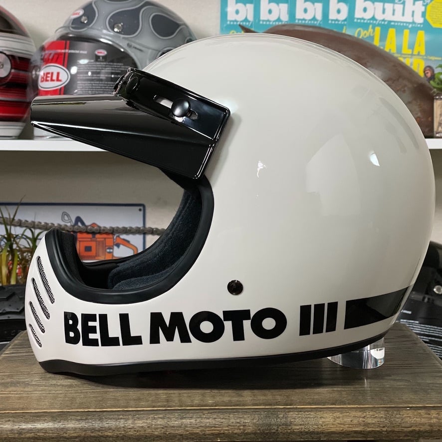 ☆BELL Moto-3 CLASSIC GLOSS WHITE ベル モト3 復刻版 オフロード 