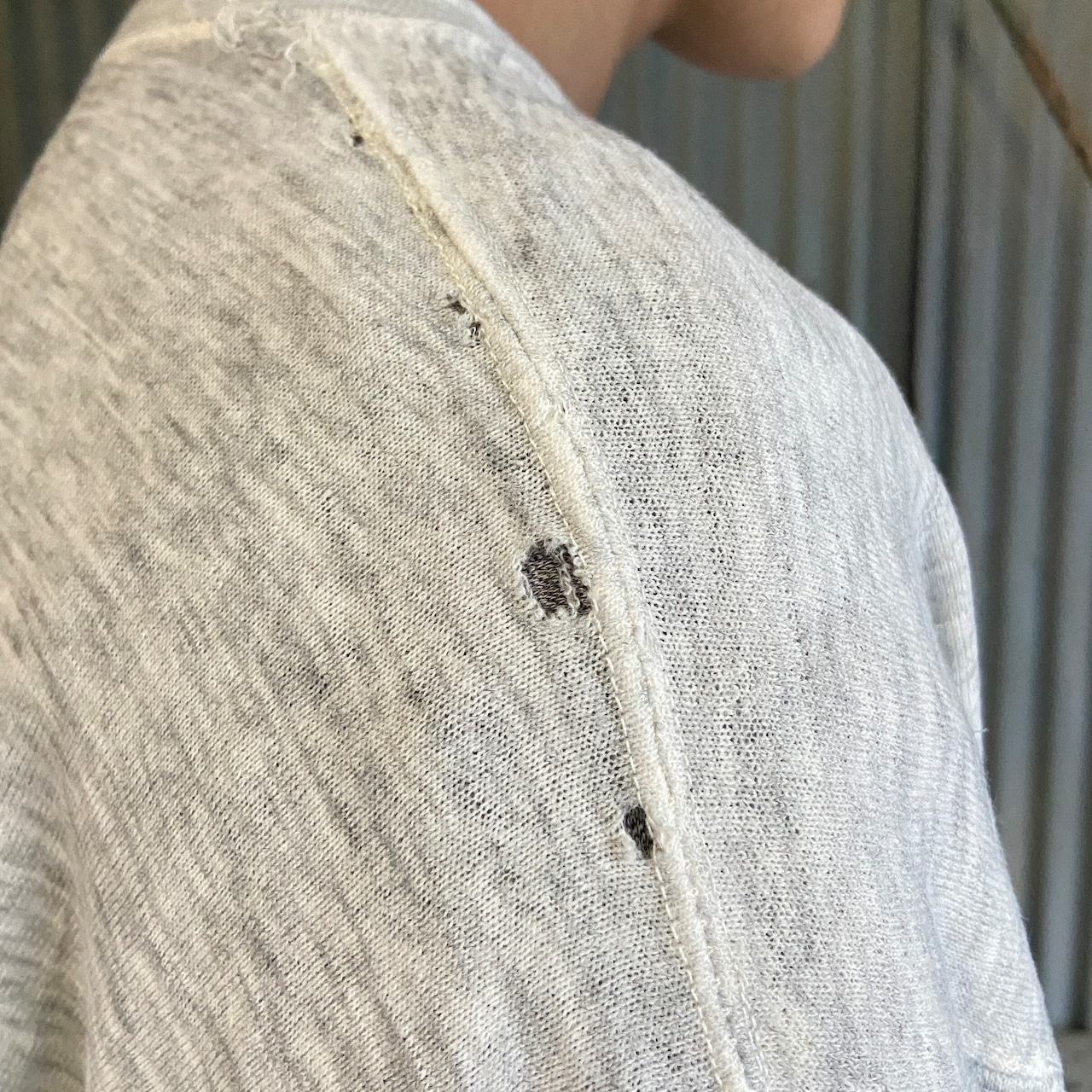 USA製 80年代 青刺繍タグ前期 Champion チャンピオン 3段 カレッジロゴ 