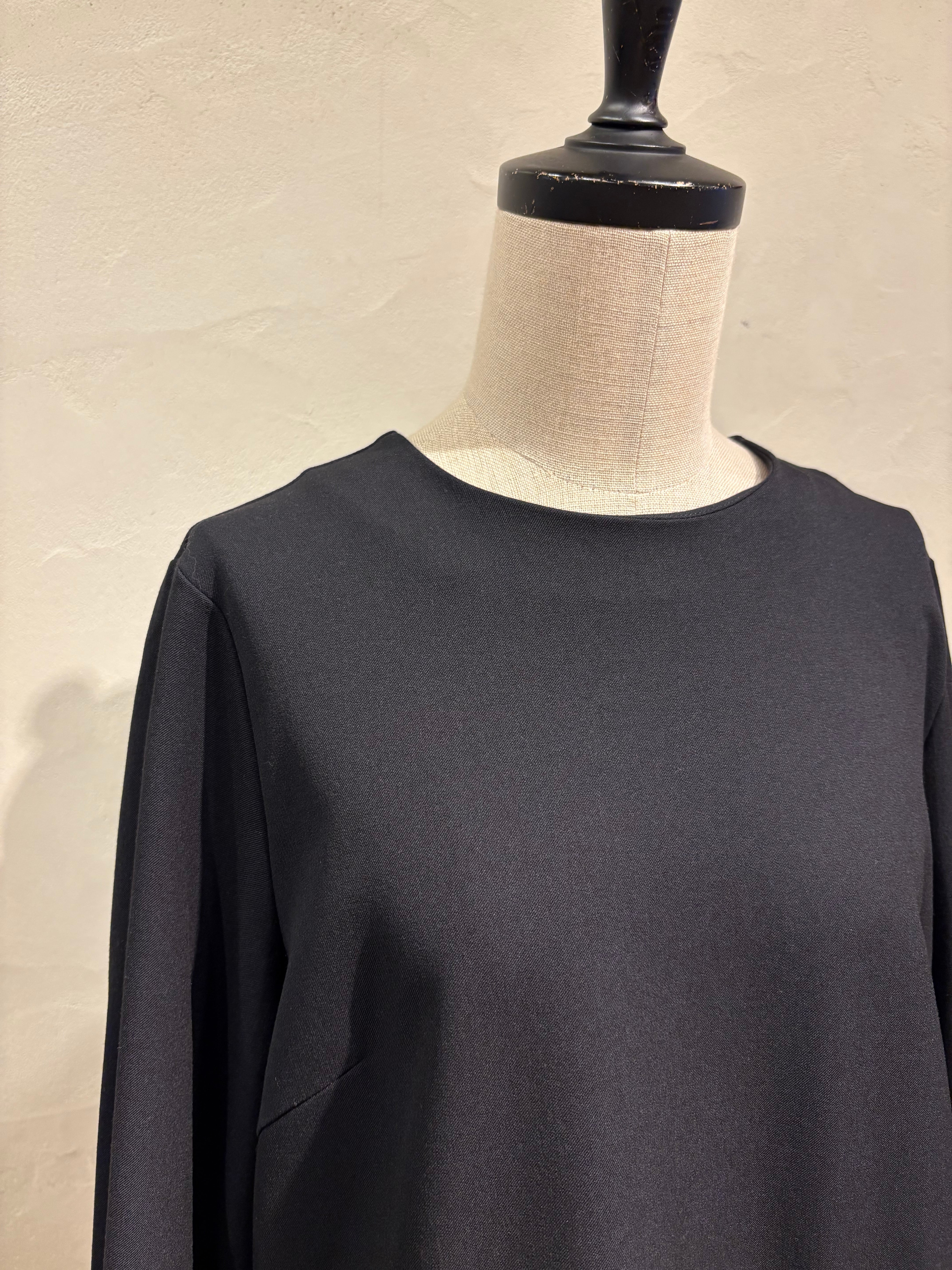 ✨極美品✨SONO ソーノ エアリーツイード ティアードフレアブラウス ペプラム sono ネイビー ティアードフレアブラウス