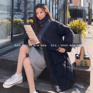  ベルトハイネックキルティングコート AJ-3396-A02