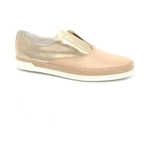 TOD'S トッズ レディース スニーカー レザー ベージュ