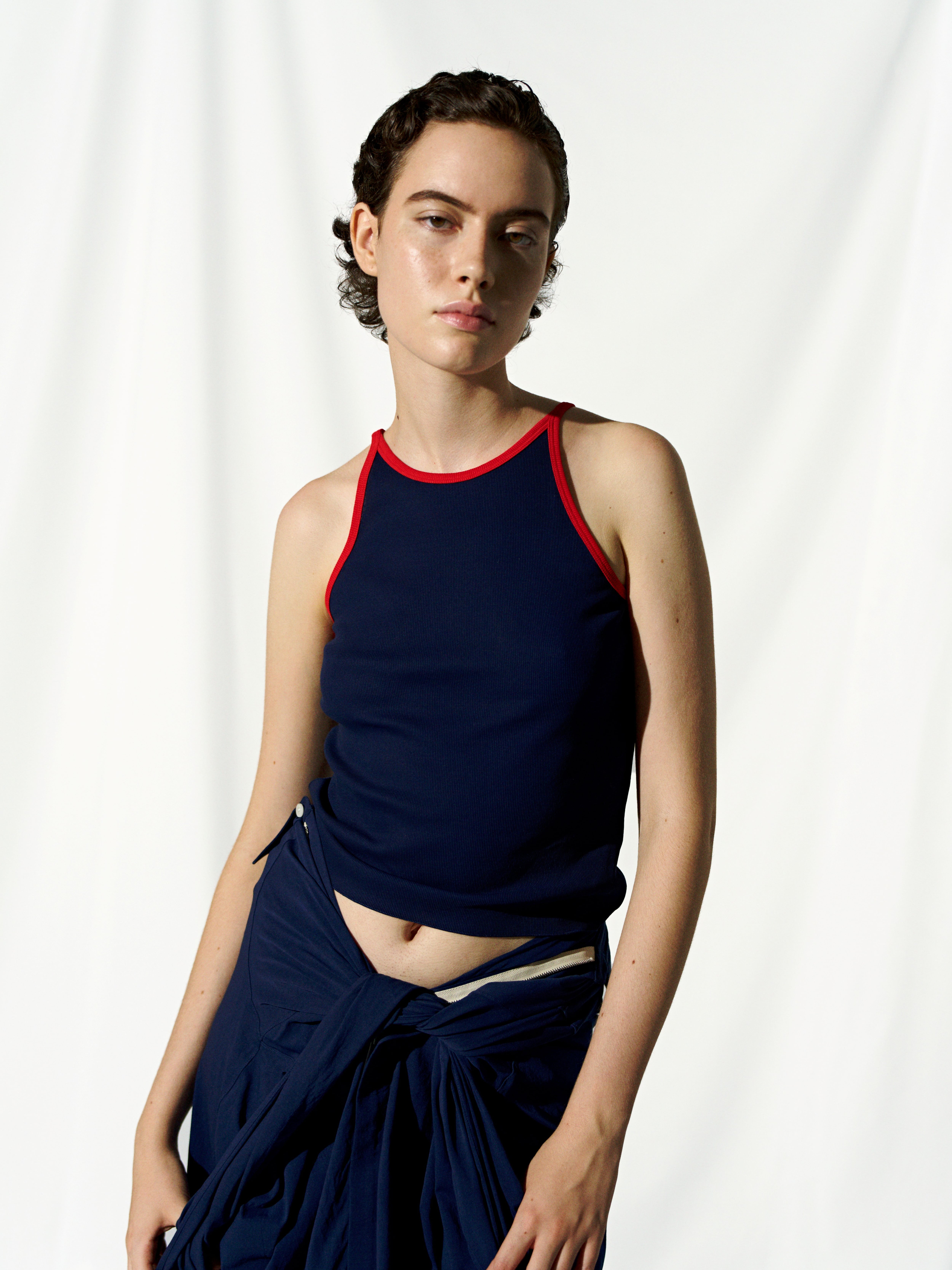 Fresca zero Light Rib Tank Top | GGG ONLINE STORE