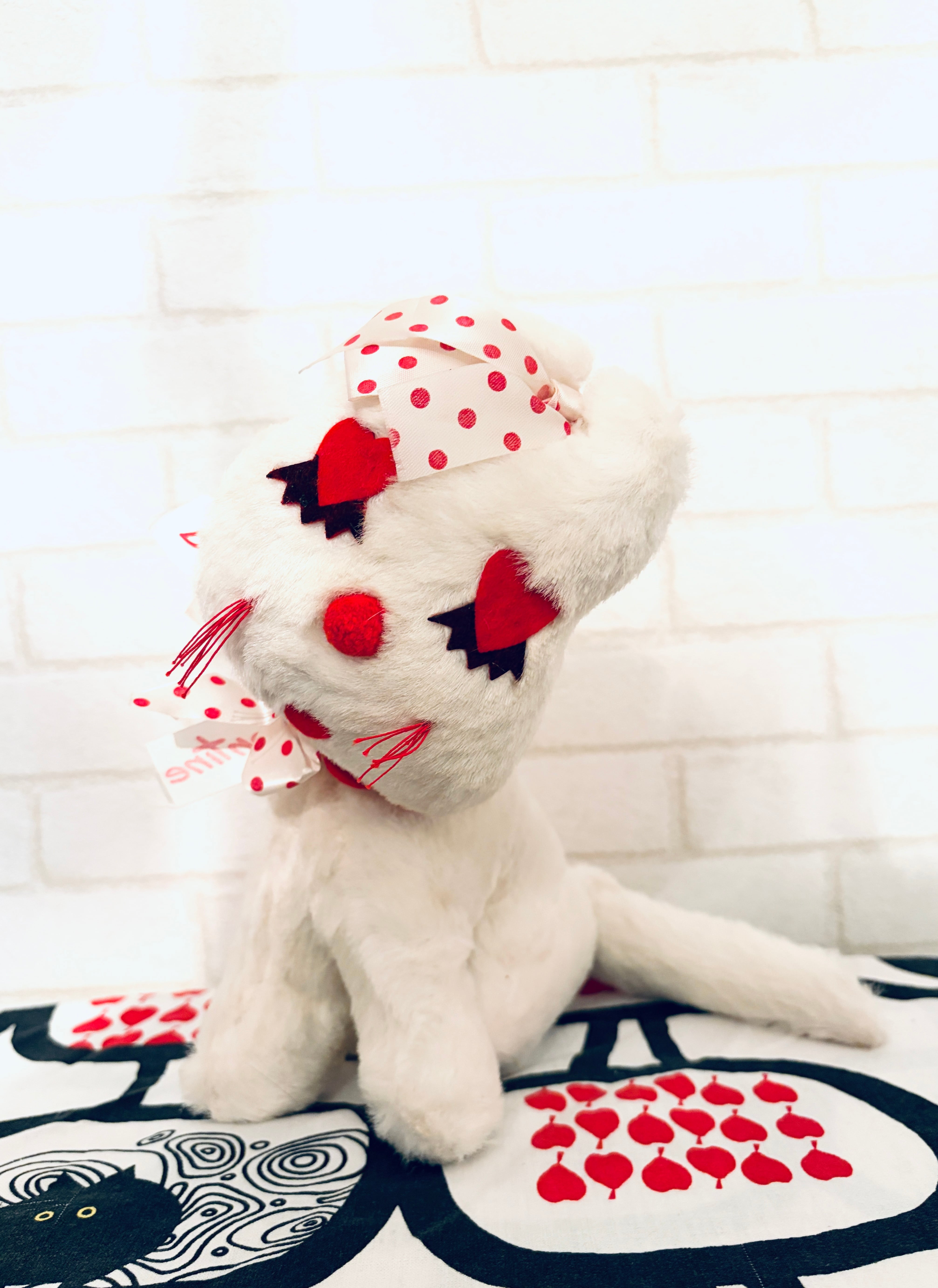 ❤️レア❤️アンティーク　白猫のぬいぐるみ　ニッカーボッカー　ビンテージ　ねこ ぬいぐるみ | Weekendcats