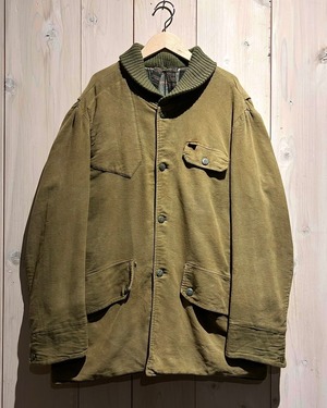 【a.k.a.C.a.k.a vintage】"70's" Olive Green Coloring Euro Vintage Hunting Jacket