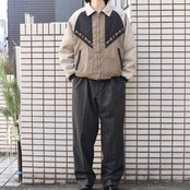 native pattern switching blanket lining duck jacket