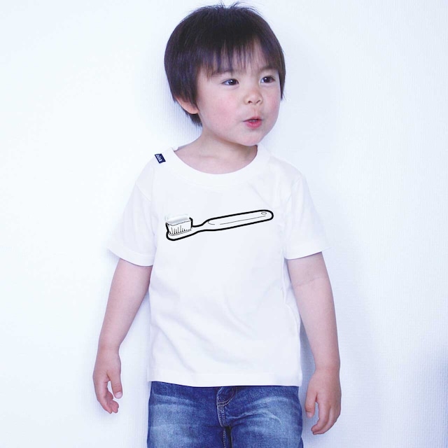 KIDS toothbrush Tシャツ（ホワイト）