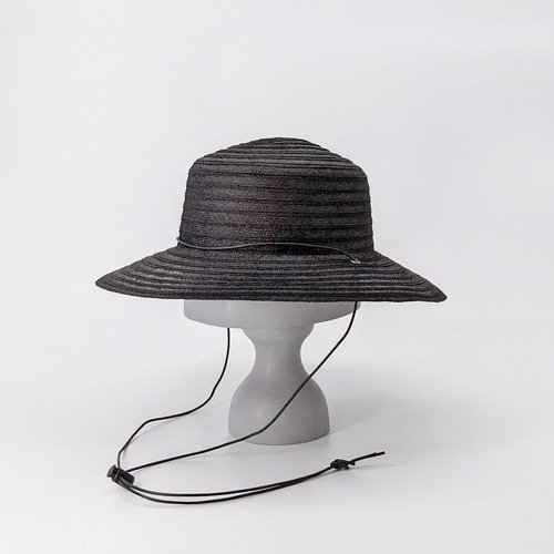 BD-BC110 Abaca Combi Saunter Hat Ⅱ- BLK