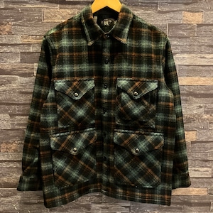 RRL WOOL CHECK MACKINAW JACKET
