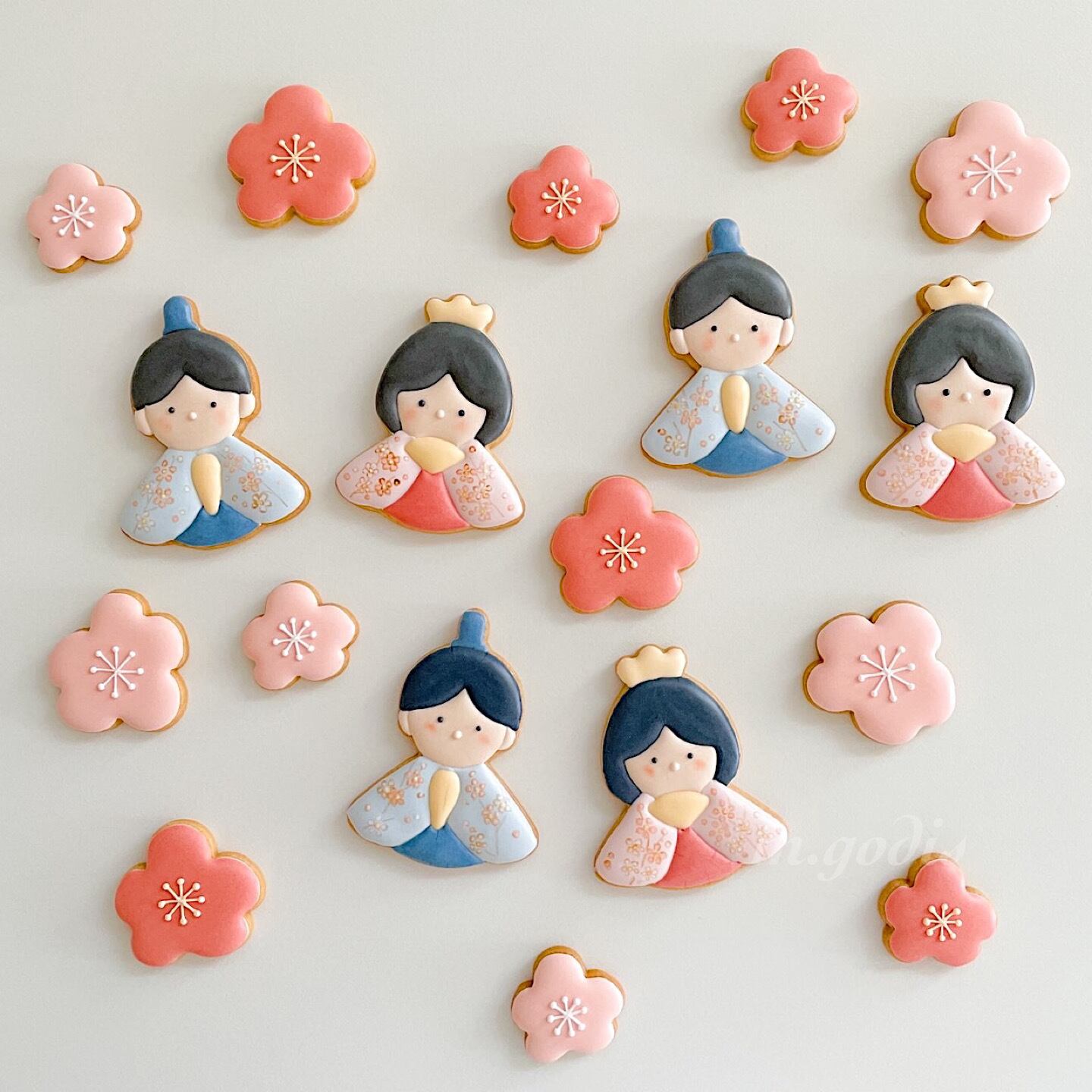 お内裏様とお雛様 セパレートタイプ (セット)【クッキーカッター