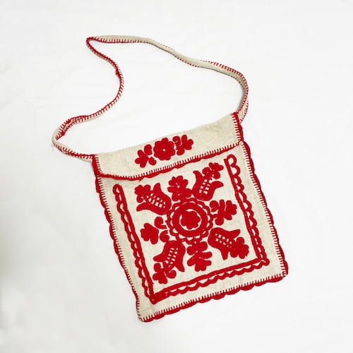 Vintage Romania Irasos Embroidered Bag