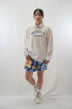 HOMIES GARDEN L/S TEE color White